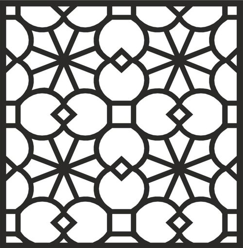 طرح الگوهای تزئینی - ornamental patterns 5 - برای دستگاه CNC چوب و لیزر (سی ان سی)