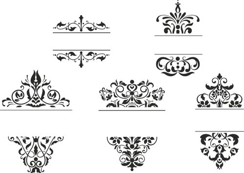 طرح قاب های تزئینی مجموعه برای برش لیزری - ornament frames sets for laser cutting ve - برای دستگاه CNC چوب و لیزر (سی ان سی)