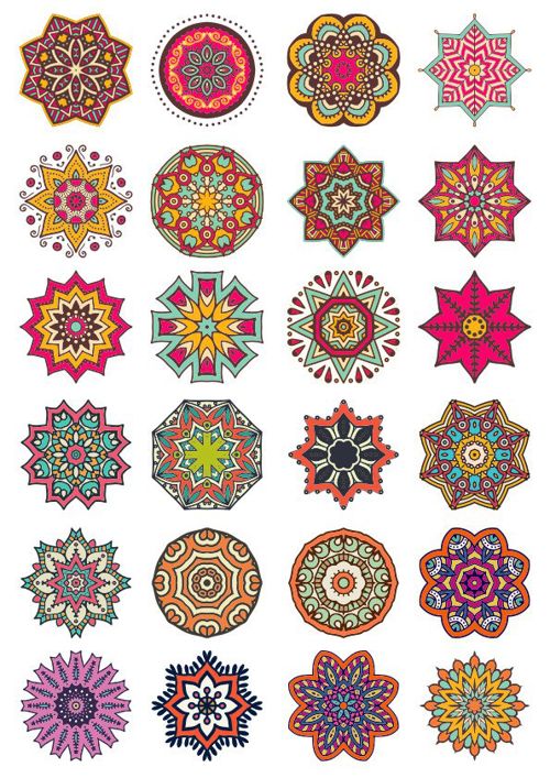طرح زیور آلات 7 - ornaments 7 ve - برای دستگاه CNC چوب و لیزر (سی ان سی)