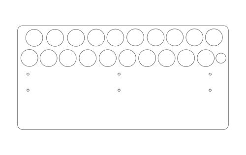طرح نگهدارنده قوطی رنگ قفسه - paintcan holder - برای دستگاه CNC چوب و لیزر (سی ان سی)