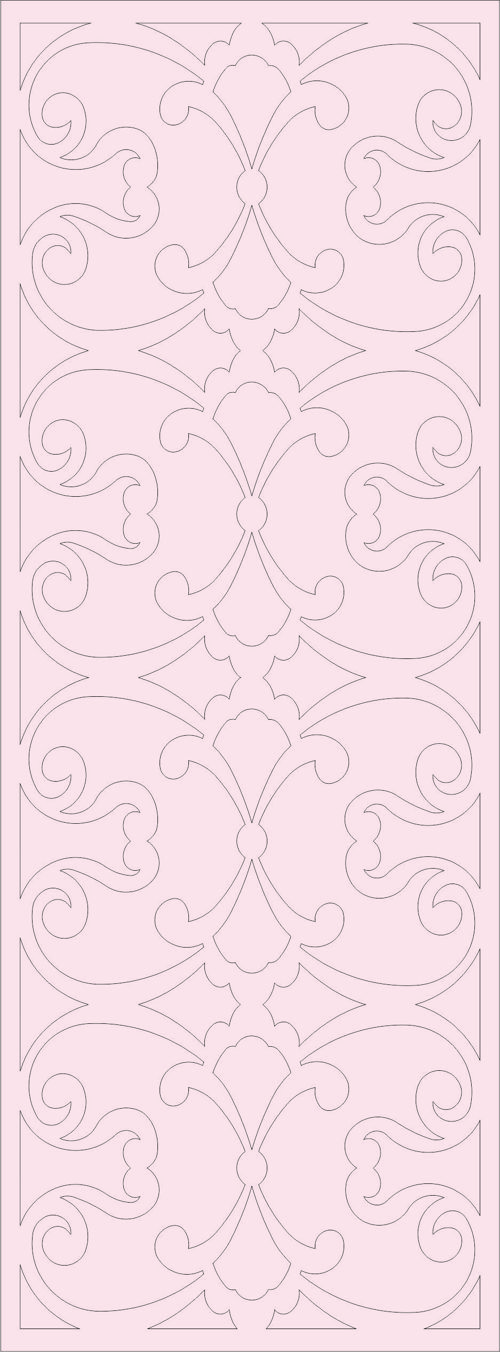 طرح پنل گل شبکه استنسیل جداکننده اتاق برای برش لیزر - panel floral lattice stencil room divider for laser cut ve - برای دستگاه CNC چوب و لیزر (سی ان سی)