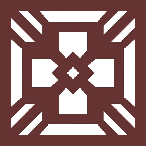 طرح پنل گریل جداکننده اتاق درز طرح الگوی برای برش لیزر - panel grill room divider seamless design pattern for laser cutting - برای دستگاه CNC چوب و لیزر (سی ان سی)