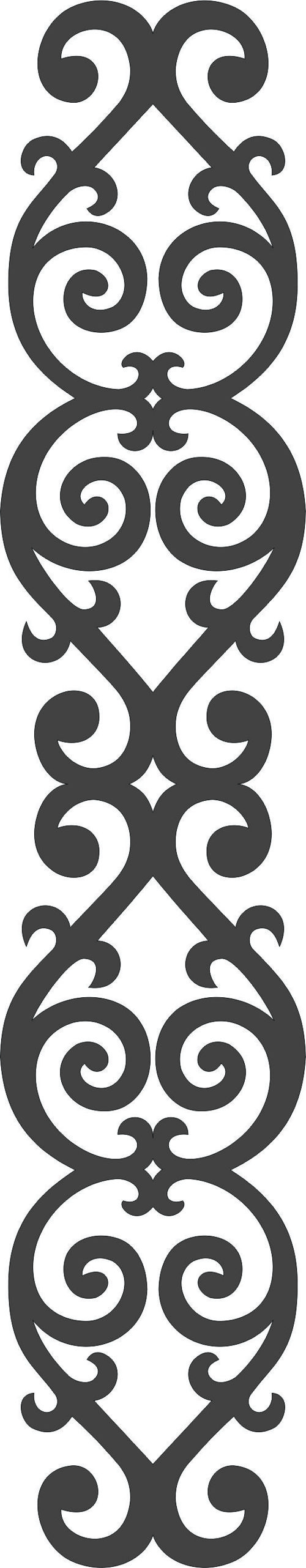 طرح الگوی پانل مشبک درز برای برش لیزر - panel lattice seamless pattern for laser cut ve - برای دستگاه CNC چوب و لیزر (سی ان سی)