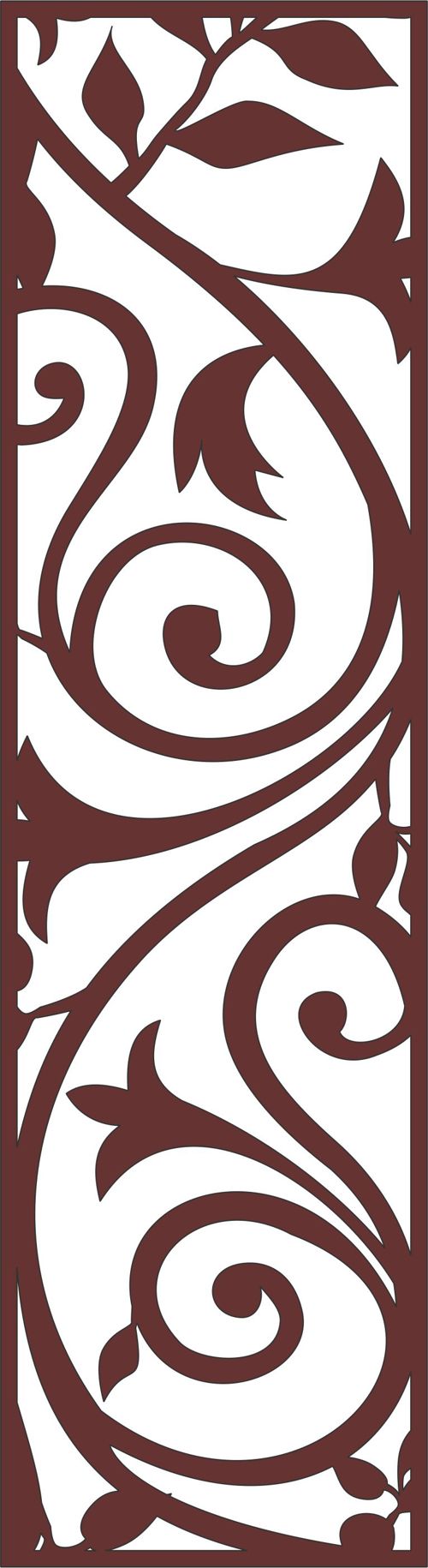 طرح جداکننده اتاق پنل درز جالی پارچه - panel room divider seamless jali - برای دستگاه CNC چوب و لیزر (سی ان سی)