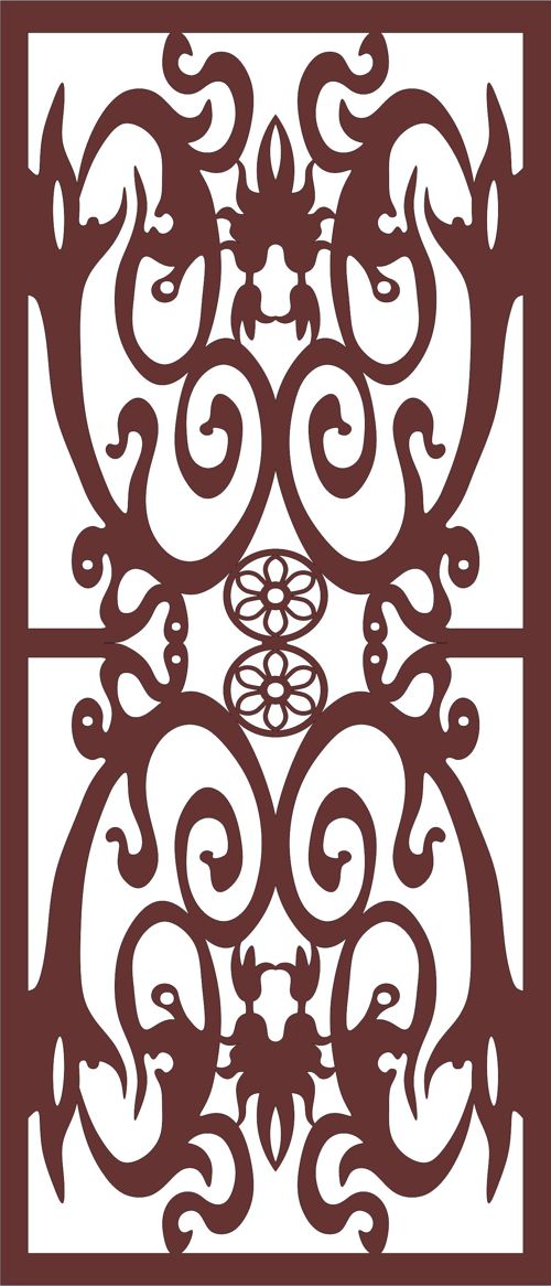طرح الگوهای جداکننده اتاق با صفحه نمایش پنلی برای برش لیزری - panel screen room divider patterns for laser cut ve - برای دستگاه CNC چوب و لیزر (سی ان سی)