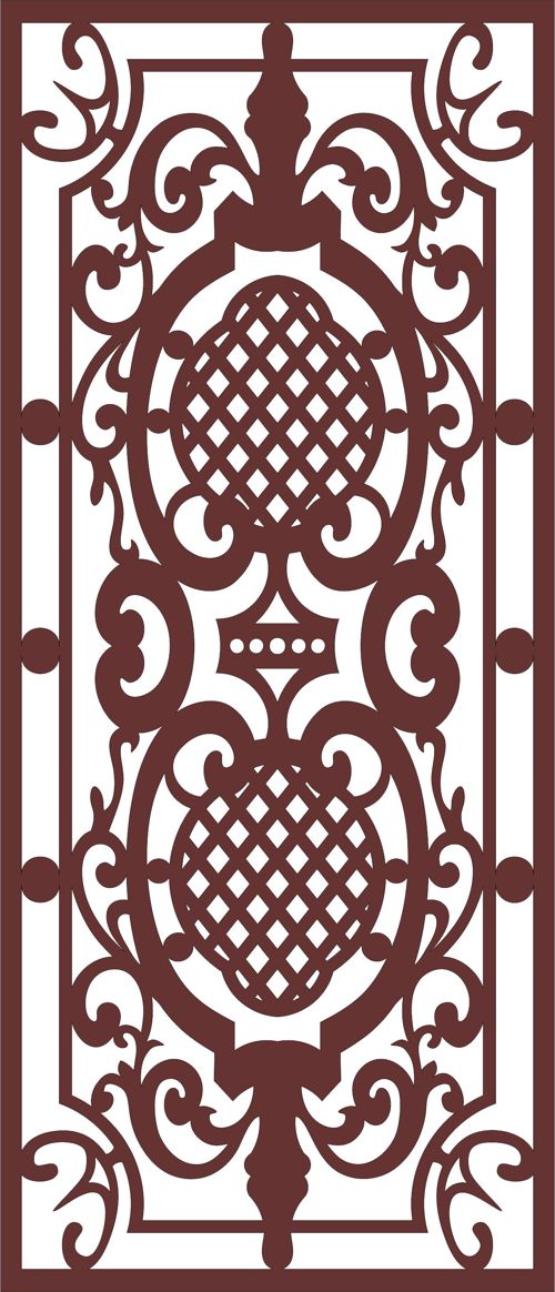 طرح جداکننده اتاق با صفحه نمایش پنلی طراحی یکپارچه برای برش لیزری - panel screen room divider seamless design for laser cut ve - برای دستگاه CNC چوب و لیزر (سی ان سی)
