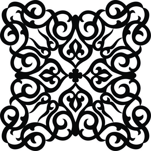 طرح پانل گل شبکه استنسیل جداکننده اتاق برای برش لیزر - panels floral lattice stencil room divider for laser cut ve - برای دستگاه CNC چوب و لیزر (سی ان سی)