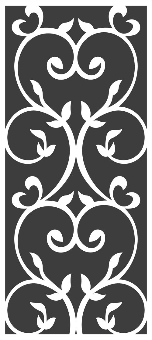 طرح پانل‌ها گلدار شبکه‌ای استنسیل الگوهای جداکننده اتاق برای برش لیزری - panels floral lattice stencil room divider patterns for laser cut ve - برای دستگاه CNC چوب و لیزر (سی ان سی)