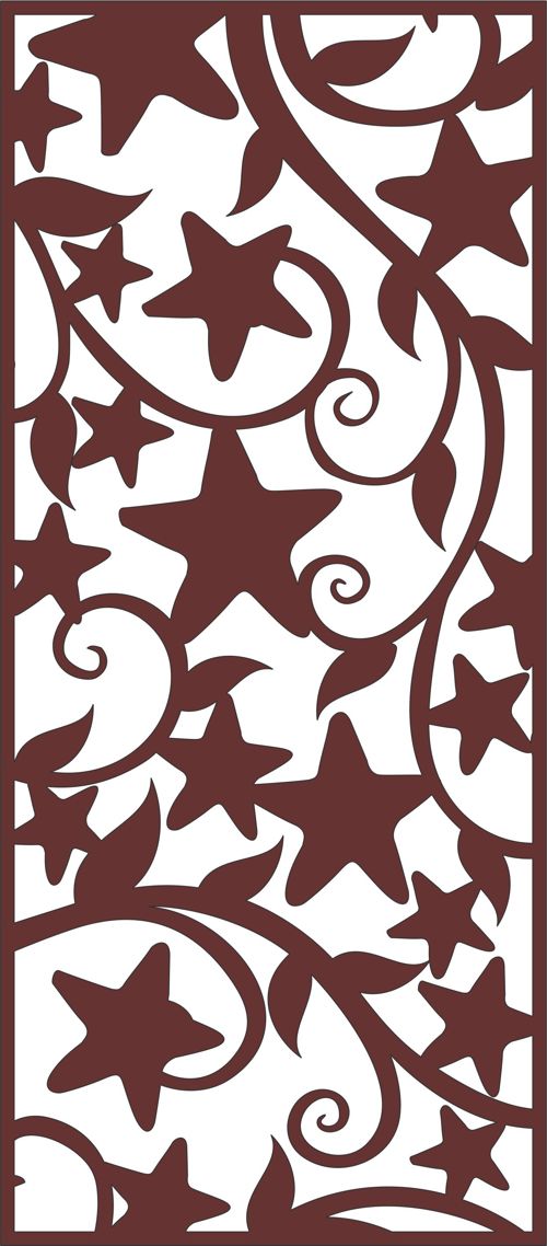 طرح پانل‌های جالی جداکننده اتاق درز طراحی - panels jali room divider seamless design - برای دستگاه CNC چوب و لیزر (سی ان سی)
