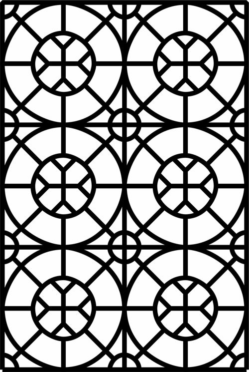 طرح پانل‌های مشبک جداکننده اتاق درز طراحی برای برش لیزر شیشه - panels lattice room divider seamless design for laser cut ve - برای دستگاه CNC چوب و لیزر (سی ان سی)