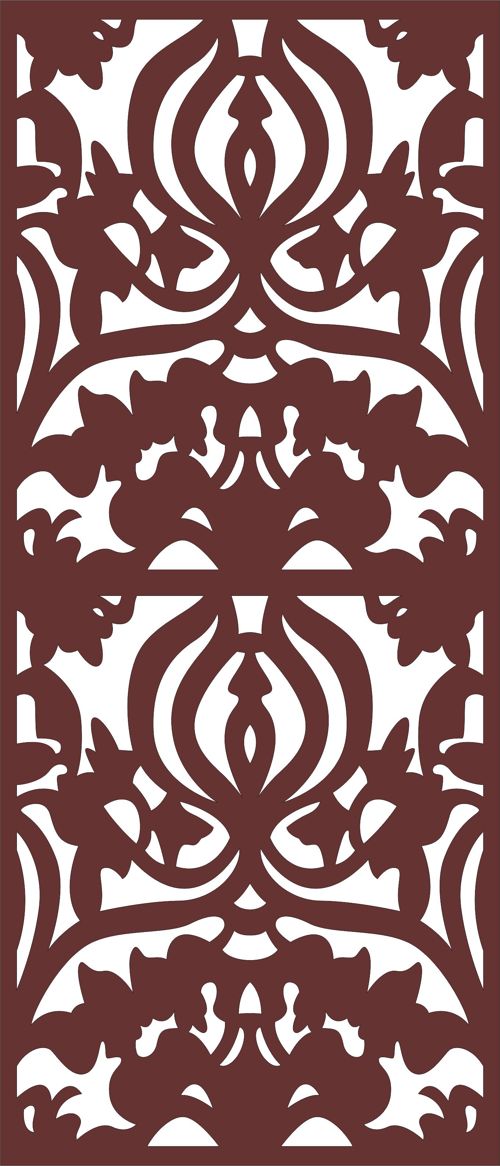 طرح الگوی جداکننده اتاق صفحه پانل برای برش لیزری - panels screen room divider pattern for laser cutting - برای دستگاه CNC چوب و لیزر (سی ان سی)