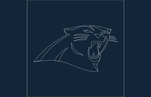 طرح پلنگ‌های آزاد - panthers - برای دستگاه CNC چوب و لیزر (سی ان سی)