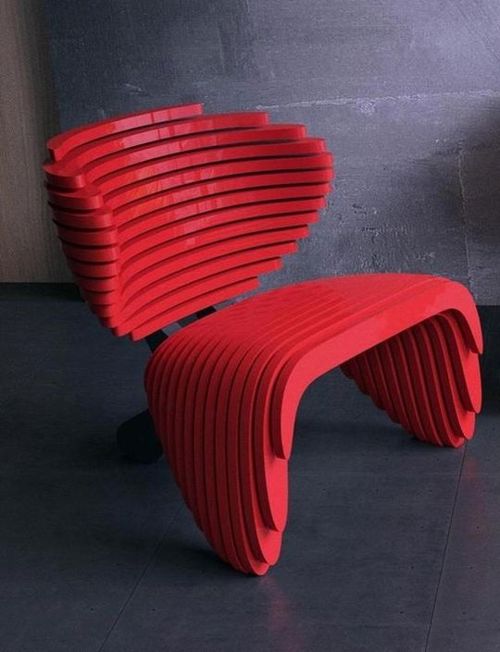 طرح طراحی صندلی پارامتریک نقاشی - parametric chair design drawing - برای دستگاه CNC چوب و لیزر (سی ان سی)