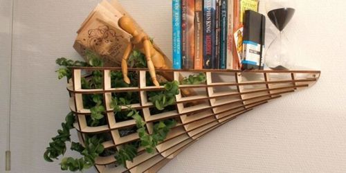 طرح قفسه پارامتری برای برش لیزری - parametric shelf for laser cutting - برای دستگاه CNC چوب و لیزر (سی ان سی)