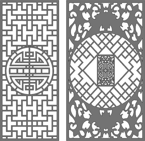 طرح الگوهای جداکننده پارتیشن داخلی صفحه اتاق برای برش لیزری - partition indoor screen room divider patterns for laser cut ve - برای دستگاه CNC چوب و لیزر (سی ان سی)