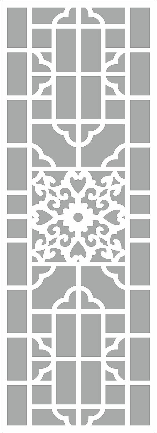طرح الگوی جداکننده پارتیشن صفحه اتاق برای برش لیزری - partition screen room divider pattern for laser cutting - برای دستگاه CNC چوب و لیزر (سی ان سی)