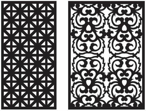 طرح الگوی - pattern 25 - برای دستگاه CNC چوب و لیزر (سی ان سی)