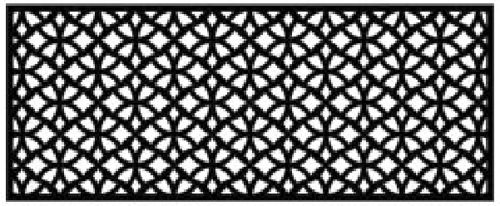 طرح الگوی طراحی 4 - pattern design 554 - برای دستگاه CNC چوب و لیزر (سی ان سی)