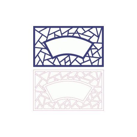 طرح الگو طرح دو بعدی - pattern designs 2d 119 - برای دستگاه CNC چوب و لیزر (سی ان سی)