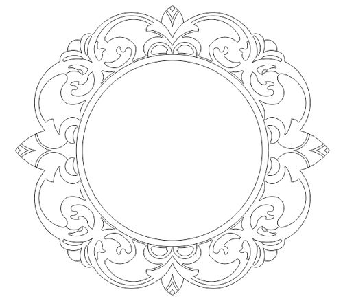 طرح الگو 40 - pattern designs 40 - برای دستگاه CNC چوب و لیزر (سی ان سی)