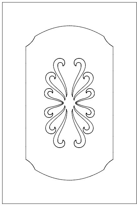 طرح الگوی جداکننده اتاق - pattern room divider - برای دستگاه CNC چوب و لیزر (سی ان سی)