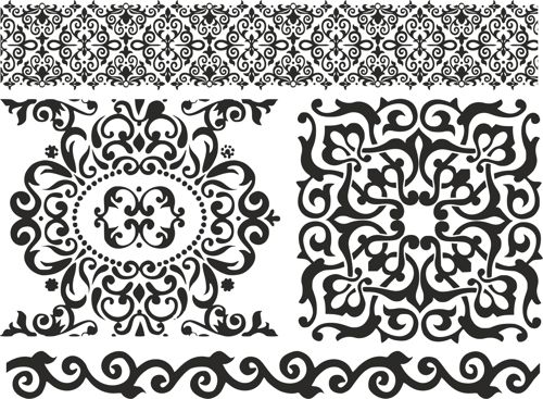 طرح الگوی صفحه پنل - pattern screen panel 1475 ve - برای دستگاه CNC چوب و لیزر (سی ان سی)