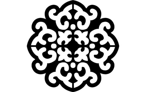 طرح الگوی ساده طراحی - pattern simple design - برای دستگاه CNC چوب و لیزر (سی ان سی)