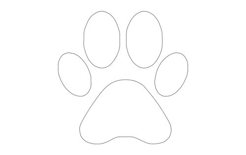 طرح پنجه - paw - برای دستگاه CNC چوب و لیزر (سی ان سی)