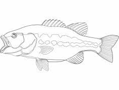 طرح pei e fish - peixe fish - برای دستگاه CNC چوب و لیزر (سی ان سی)