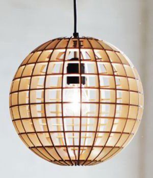 طرح چراغ آویز لیزری - pendant light laser cut - برای دستگاه CNC چوب و لیزر (سی ان سی)