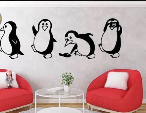 طرح penguin-wall-decor