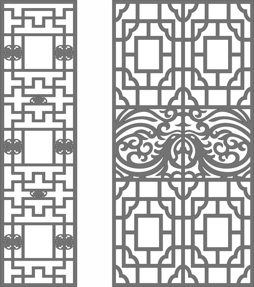 طرح مدل فونیکس آتش دیواره مشبک برای برش لیزری - phoenix model fire bulkhead lattice for laser cut ve - برای دستگاه CNC چوب و لیزر (سی ان سی)