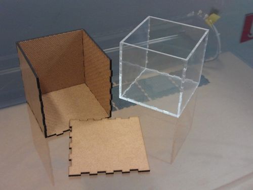 طرح پلکسی‌کوب - plexikub - برای دستگاه CNC چوب و لیزر (سی ان سی)
