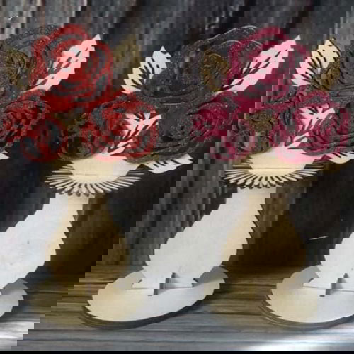 طرح تخته سه لا گل جا دستمال چوبی استند دستمال برش لیزری - plywood flower napkin holder wooden napkin stand laser cutting ve - برای دستگاه CNC چوب و لیزر (سی ان سی)