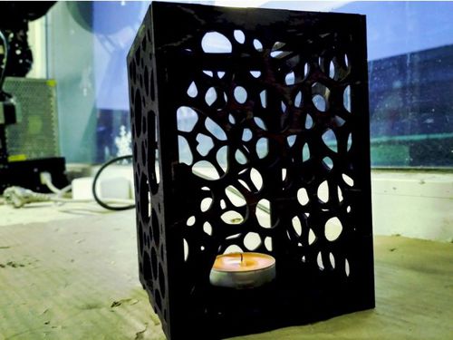 طرح لامپ تخته سه لا 4 میلی متر - plywood lamp 4mm - برای دستگاه CNC چوب و لیزر (سی ان سی)