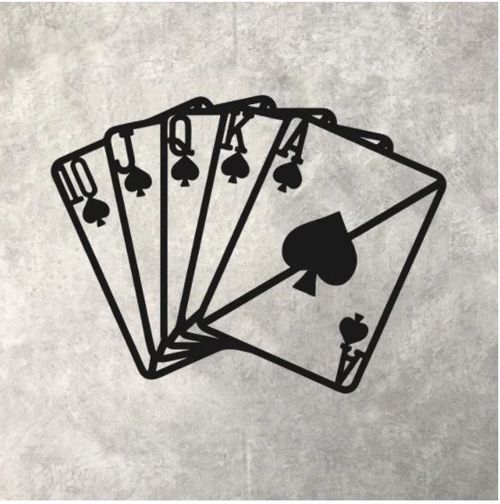 طرح poker-living-room-wall-decor-wall-hanging-ve
