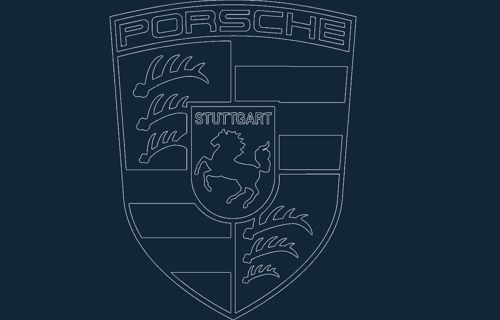 طرح پورشه آکاد - porsche acad - برای دستگاه CNC چوب و لیزر (سی ان سی)