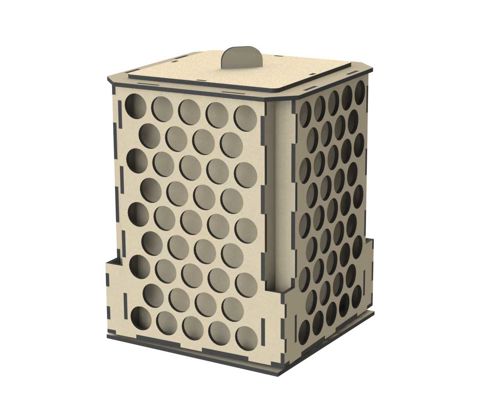 طرح porta tintas giratorio for laser cut - porta tintas giratorio for laser cut ve - برای دستگاه CNC چوب و لیزر (سی ان سی)