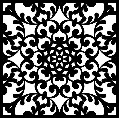 طرح privacy-partition-indoor-panel-floral-lattice-stencil-room-divider-pattern-for-laser-cut-ve