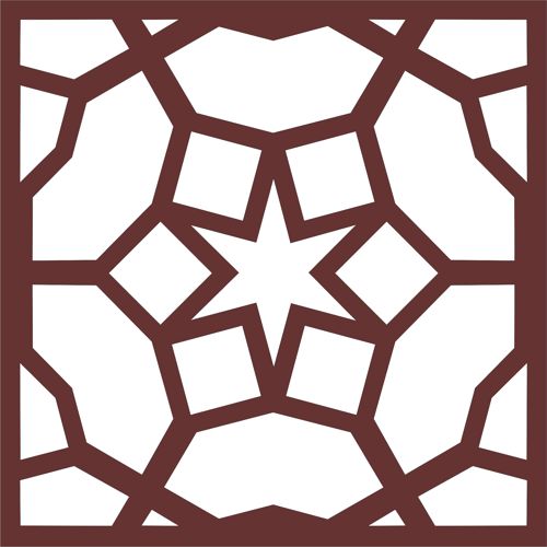طرح پارتیشن حریم خصوصی پنل داخلی گریل اتاق جداکننده برای برش لیزری - privacy partition indoor panel grill room divider for laser cutting - برای دستگاه CNC چوب و لیزر (سی ان سی)