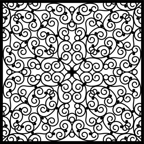طرح privacy-partition-indoor-panel-room-divider-seamless-floral-lattice-stencil-pattern-for-laser-cut-ve