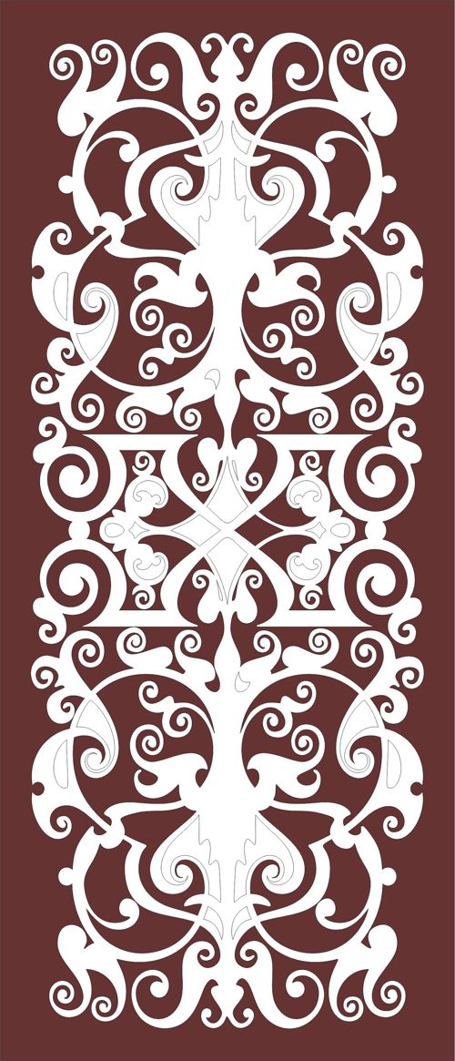 طرح privacy-partition-indoor-panel-screen-room-divider-pattern-for-laser-cutting
