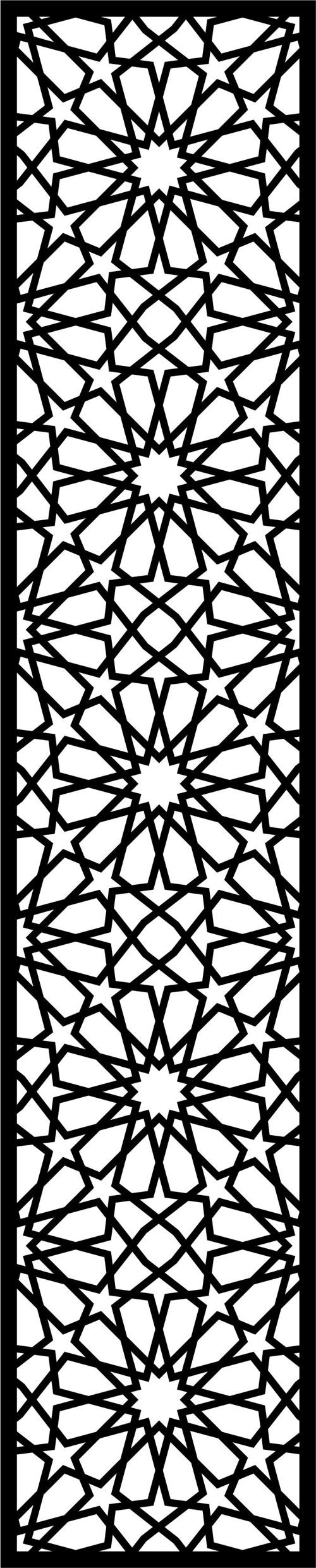 طرح privacy-partition-indoor-panels-floral-lattice-stencil-room-divider-pattern