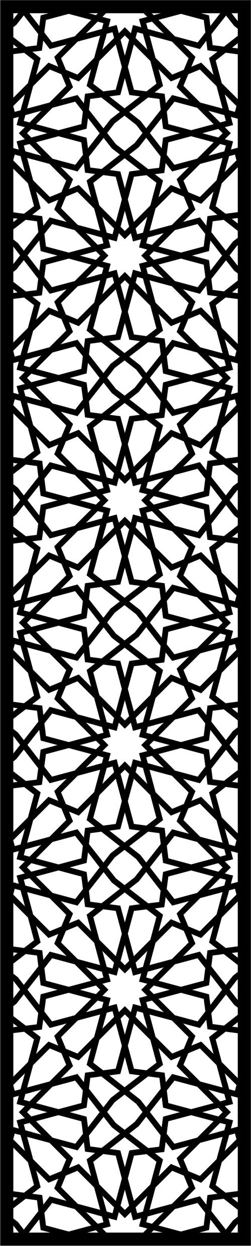 طرح privacy-partition-indoor-panels-floral-lattice-stencil-room-divider-seamless-design-for-laser-cut-ve