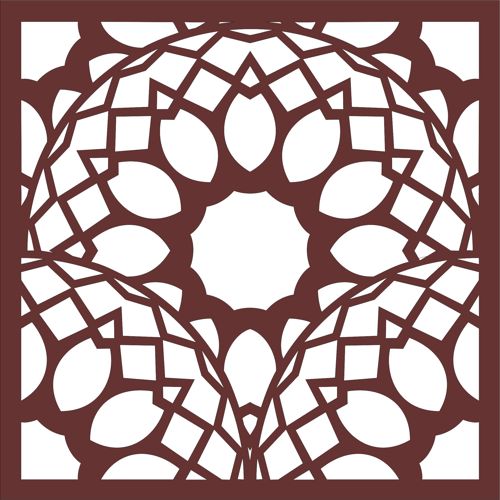 طرح privacy-partition-indoor-panels-grill-room-divider-seamless-design-pattern-for-laser-cutting