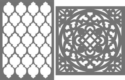 طرح privacy-partition-indoor-panels-modern-screen-room-divider-pattern-for-laser-cut-ve