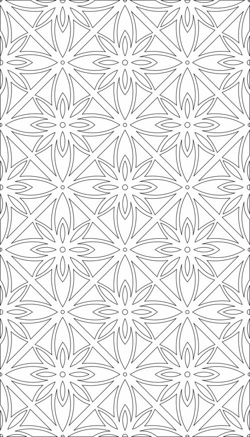 طرح پارتیشن حریم خصوصی پانل‌های داخلی اتاق جداکننده شبکه برای برش لیزر - privacy partition indoor panels room divider lattice for laser cut ve - برای دستگاه CNC چوب و لیزر (سی ان سی)