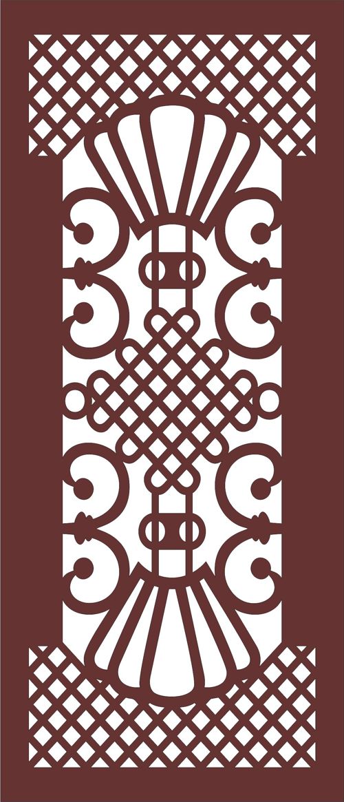 طرح پارتیشن حریم خصوصی پنل‌های داخلی صفحه جداکننده اتاق برای برش لیزر - privacy partition indoor panels screen room divider for laser cutting - برای دستگاه CNC چوب و لیزر (سی ان سی)