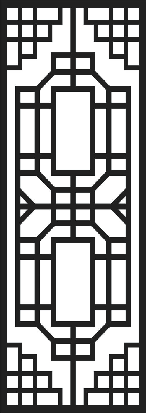 طرح حریم خصوصی پارتیشن پنجره شبکه برای برش لیزر - privacy partition window lattice for laser cut ve - برای دستگاه CNC چوب و لیزر (سی ان سی)