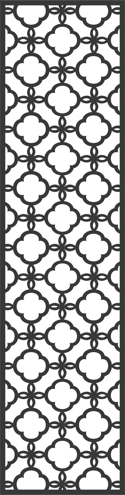 طرح الگوی پنجره پارتیشن حریم خصوصی برای برش لیزری - privacy partition window lattice pattern for laser cut ve - برای دستگاه CNC چوب و لیزر (سی ان سی)